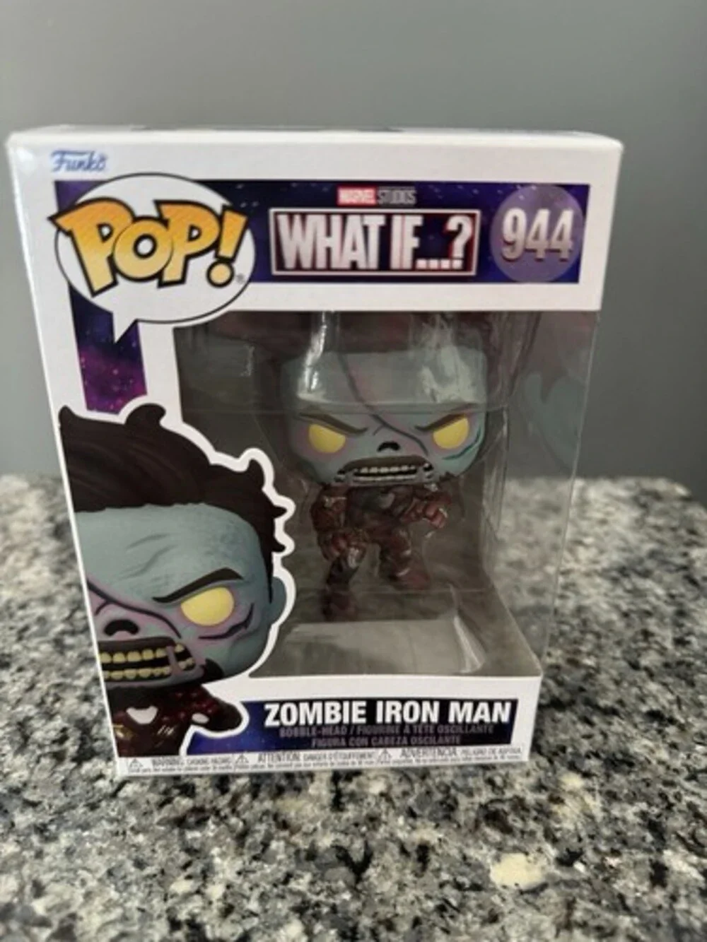 Funko Pop! What If? Zombie Captain America 941 Zombie Iron Man 944 Iron Man 871
